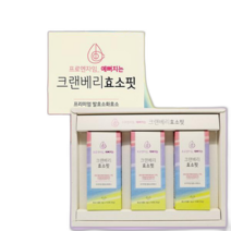 크랜베리 효소핏 소화효소제 곡물발효효소 유산균 단백질분해 지방분해 효소 분말 임산부 11203617, 30포+전용쇼핑백