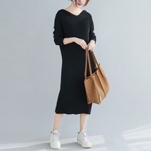 니트 원피스 여성 상견례 아나운서 결혼식 스커트 겨울 드레스 하객 여자 언니