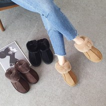 제이슈즈 양털 가죽 어그 슬리퍼 방한 털슬리퍼