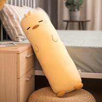 침대틈새막이 매트리스 쇼파 사이 틈새 쿠션 동반 자 침대 솔기, 노란 오리 긴 베개, 대형(100cm)