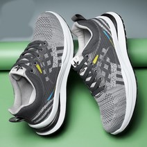 엔티랄라 남성용 신발 운동화 러닝화 스타일리시한 니트 앞판 PVC창 부드러운 밑창 미끄럼 방지용 마찰에 강한 굽 낮은 캐주얼한 편안한