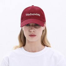 BG284CAP902_WEDNESDAY WASHING CAP-BURGUNDY