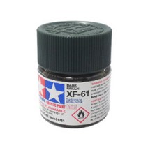 (81761) 타미야 아크릴 도료 XF-61 다크 그린 무광 10ml