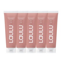 라울루 잇몸 천연 불소 자몽 치약 120g, 120ml, 5개