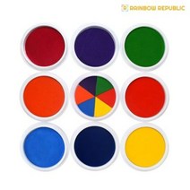 플레이위즈 레인보우리퍼블릭 손도장놀이/스탬프/도장/그림/..., 선택:RR 손도장놀이 (초록)
