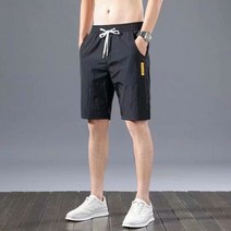 베씨 남자 여름 쿨슬랙스 5부반바지 남성 냉장고 냉동고 밴딩 트레이닝 헬스