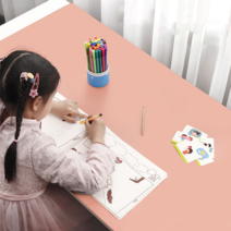 비세이프 가죽 와이드 대형 데스크매트 책상매트 11컬러 6사이즈 식탁매트 깔판 패드, 양면, 민트 / 그레이