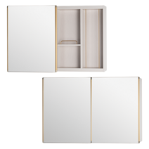 골드 포인트 슬라이드장 골드프레임 거울수납장 욕실장 상부장 수납장 수건장 거울장 맞춤제작 사이즈제작, 주문즉시 제작 진행되어 주문 취소가 불가합니다, 1300X800, 배송방법은 방문수령 or 퀵서비스만 가능합니다