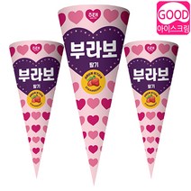 부라보콘(스트로베리)24개, 150ml, 24개