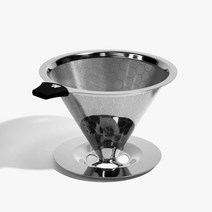 웨어드 커피 드리퍼 핸드 드립커피 세트 1~4인용, 03.슬릭실버