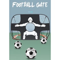 미니 축구골대 접이식 팝업 휴대용 풋살 축구연습