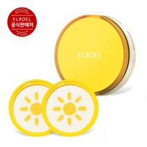 엘로엘 1초보정 파데프리 옐로우 빅 선쿠션(25g) 리필 2ea