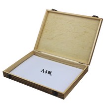 영정사진 보관함 유품 목재 A4 사이즈 수납 정리 장례, 사각 레트로 컬러