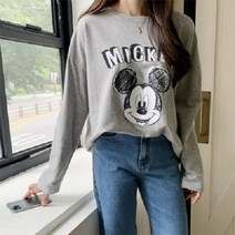 (SM)크로키 워싱 미키티셔츠 DM-220247