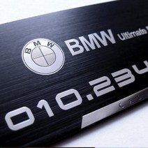 메탈맥스 알루미늄 주차번호판-HC 수입차 BMW 아우디 벤츠 폭스바겐 주차번호판/알림판, 블랙 -HC-5번-쉐보레, 1개
