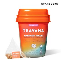 스타벅스 티바나 만다린 미모사 티 12개입, Teavana-Mandarin-Mimosa-12ct