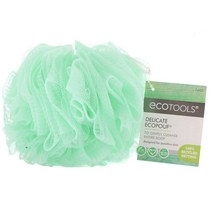 EcoTools 민감형 에코퍼프 목욕스펀지 - 친환경 천연 제로웨이스트, 1개