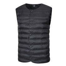 초경량 오리털 조끼 남성 다운 베스트[ 2WAY 카라 연출 ]