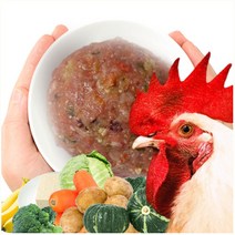 펫바프 펫푸드 통닭+야채퓨레7종20% 혼합제품 조회분5%이하 1kg*10 수제자연식 강아지생식 통닭분쇄육 바프식