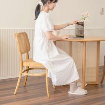 가구느낌 리치라탄체어 인테리어 카페의자, 리치라탄체어-네추럴
