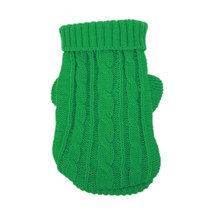 따뜻한강아지패딩 XXXS-작은 강아지 니트 스웨터 티 컵 치와와 옷 요크 몰타 애완 동물 점퍼 XXXSmall XXS 고양이 새끼 코트 겨울옷, XXS, 02 Green