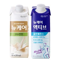 대상 웰라이프 뉴케어 구수한맛 5팩 + 액티브 골든밸런스 /혼합구성 고단백 15g 액상단백질 일반식 환자식 식사대용