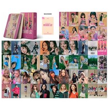 55 PCS/Set 아이돌 GI-DLE Lomo 카드 ITZY Photocards BP Aespa IVE Kep1er 레드 벨벳 Stayc 새 앨범 Photocard, [09] TWICE04