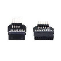 9 핀 USB2.0 남성 - 19pin / 20pin USB3.0 여성 마더 보드 케이블 어댑터, B를 입력하십시오