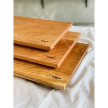 체리나무 원목도마 작가 수제 칼커팅 주방 요리 캠핑 플레이팅 사각도마