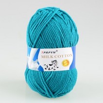 마카롱실 코튼 10 뜨개질 1Pc 50g 95M 크로 셰 원사 우유 면화 니트 원사, 89 홍콩 lv