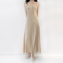 섬세 휴양지 백트임 스모크 어깨끈 홀터 백리스 뷔스티에 원피스