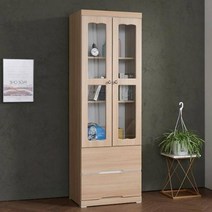 2단서랍 서재 책장 그릇수납장 모서리장 다용도수납장 주방키큰장 주방틈새수납장 부엌장 서재책장 책장선반 주방수납장 문달린책장 도어책장 인테리어책장 수납책장 책장수납장 찬장, 화이트