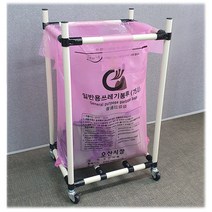 쓰레기봉투걸이 대형쓰레기봉투 분리수거 재활용 100L 75L, 75L 바퀴, 1개