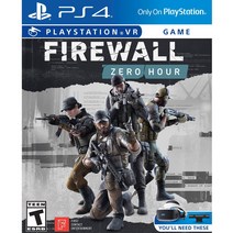 플레이스테이션 4 PS4 PSVR 파이어월 제로 아워_PSVR Firewall Zero Hour, 단일품목