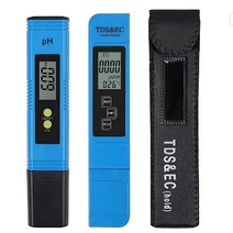 염도 측정기 염분 염도계 수영장 및 아쿠아리움용 디지털 수질 측정기 PH/TDS/EC/온도 TDS PH 수족관용 테, 04 주황색