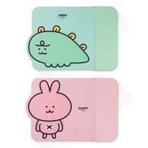 니니즈 사랑스러운 디자인_듀얼 무선충전 마우스패드, 스카피