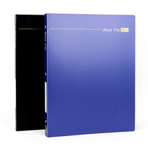 (문방) A4 MAX 30P 밴드화일노트 1권 악보화일 성가대 합창단, 검정