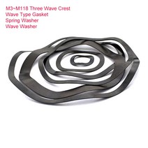 3 웨이브 크레스트/웨이브 타입 가스켓/스프링 와셔/웨이브 와셔 M3 M4 M5 M6 M8 M10 M12 M14 M16 M19 M21, 12 M16x21x0.3mm_03 50Pcs