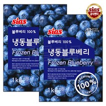[퀴클리몰] 시아스 냉동 블루베리 1kg x 2개 + 드라이아이스 1개