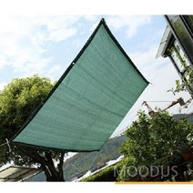 테라스 가림막 야외 사생활보호 울타리 펜스 막이, 짙은 녹색 0.9x10m