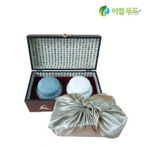 국산 홍삼 벌꿀 600g 사양 벌꿀 600g 2구 고가구 꿀 선물세트 1.2kg (기본 브라운 보자기), 벌꿀+홍삼꿀 고가구 선물세트