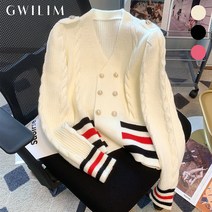 (귈림) 더블버튼 니트가디건(GBSKN034P)
