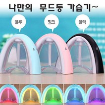 침실 아이방 자녀방 취침등 무드등 usb가습기, 블랙