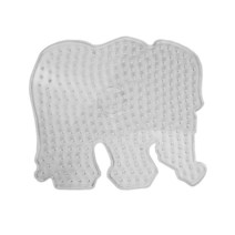 KC인증 유아 소근육 발달 컬러 비즈 공예 3세 4세 5세 6세이하 어린이 10mm 젤리 빅비즈 큰비즈 단품 믹스 세트 100P/500P/1800P/3000P/모양판/받침대, 1P, 30. 코끼리 모양판