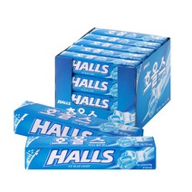 호올스 아이스 블루 캔디 상쾌한 사탕 34g x 8개