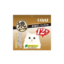 이나바 야끼가츠오 고급 수제 고양이 간식 12개입, 1개, 본격다시믹스 QSC-23