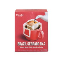 맥널티 브라질 세라도 NY2 핸드드립 원두커피, 8g, 35개