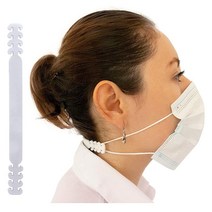 멀티 새로운 마스크 익스텐더 - 마스크 후크 이어 프로텍터 마스크 밴드 이어 세이버 감압 홀더 후크 이어 스트랩 머리 뒤 액세서리 귀 통증 완화 귀 연장 마스크 버클 (화이트 -