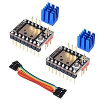 BIGTREETECH TMC2209 V1.2 스테퍼 모터 드라이버 2.8A 피크 3D 프린터 부품 SKR V1.4 터보 Pro V1.3 마더보드용 (2개), 2 PCS TMC2209