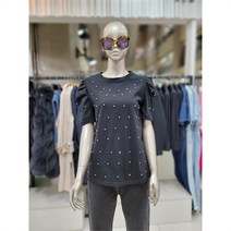 제시뉴욕 제시뉴욕 세이브존04 큐빅퍼프티셔츠 BCM5NLTZ0740 (9566431)